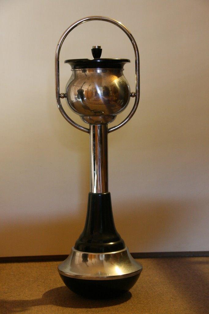 Originele asbak retro in inox, Verzamelen, Ophalen