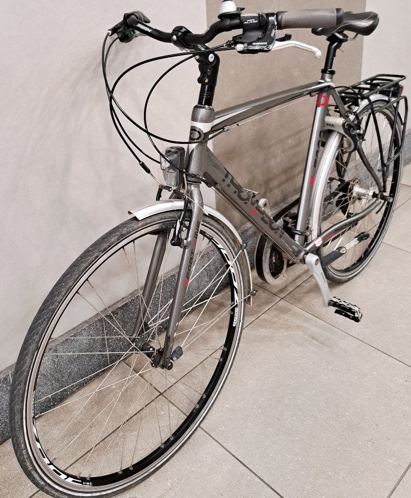 Trekking bike Thompson cadre 60cm XL prix350€048981/3734, Fietsen en Brommers, Fietsen | Heren | Herenfietsen, Velgrem, Versnellingen