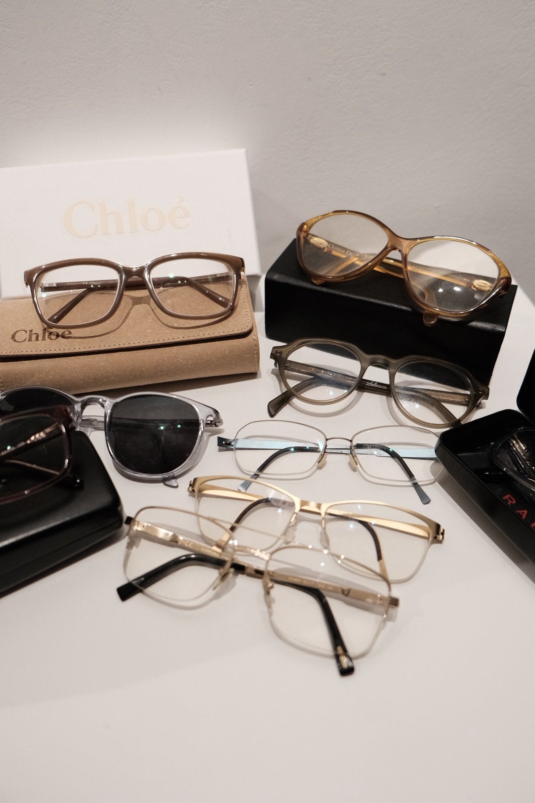 Designer Brillen – Authentiek – Verkoop als één lot, Overige merken, Gebruikt, Overige kleuren, Ophalen of Verzenden