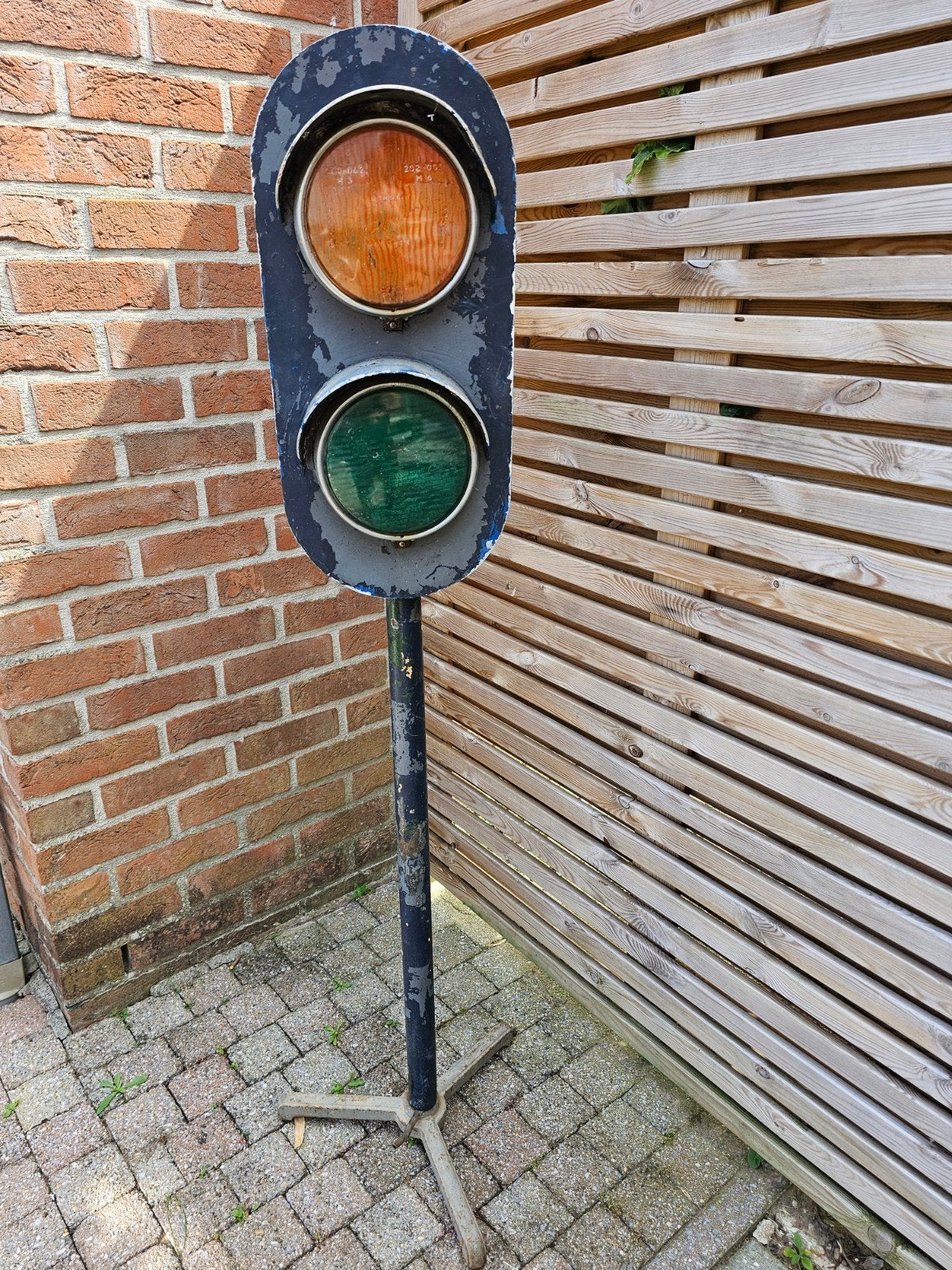 antiek verkeerslicht spoorwegen, Verzamelen, Ophalen