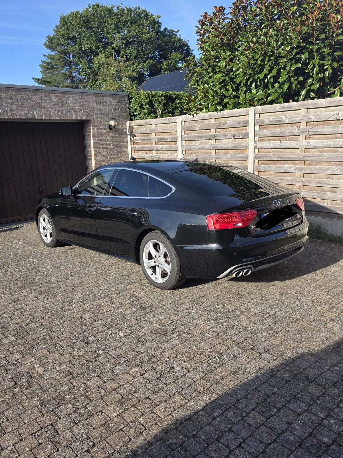 Audi A5 - Diesel - 163 PK - S-LINE - 150.000 KM - ULTRA, Voorwielaandrijving, 4 cilinders, Zwart, Leder