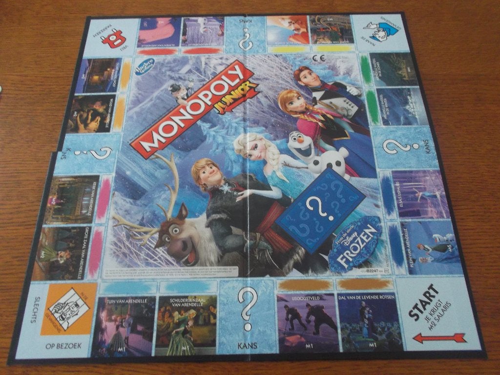 Monopoly Junior Disney Frozen / Hasbro Gaming, Hobby en Vrije tijd, Een of twee spelers, Ophalen, Zo goed als nieuw, Hasbro gaming