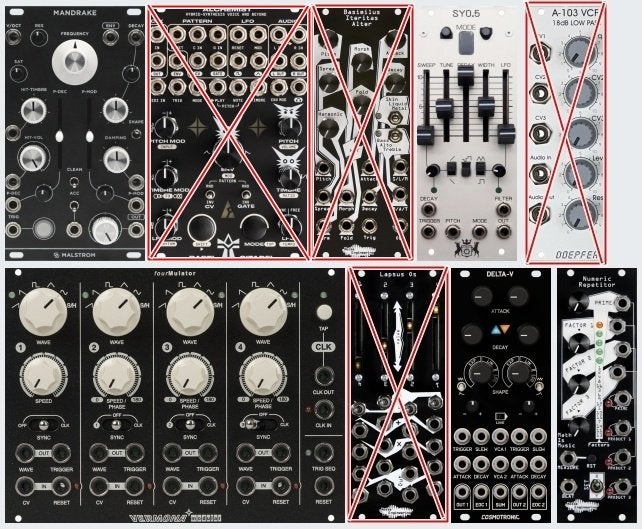 Eurorack modules., Musique & Instruments, Synthétiseurs, Enlèvement ou Envoi