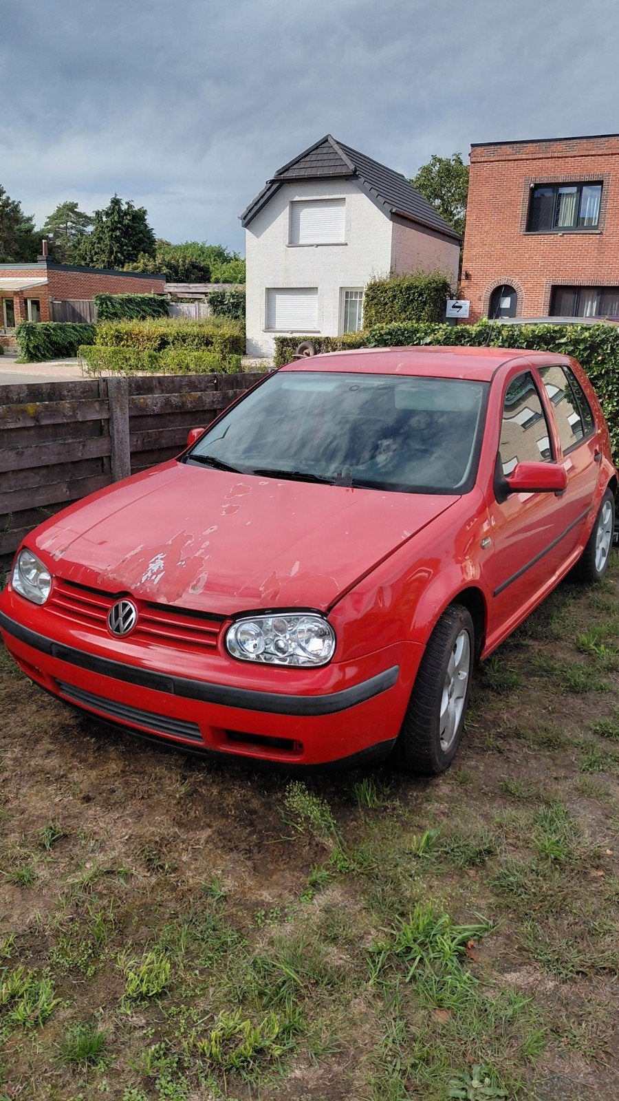 Vw golf 4 1998, Auto's, 4 cilinders, Handgeschakeld, 5 deurs, Rood