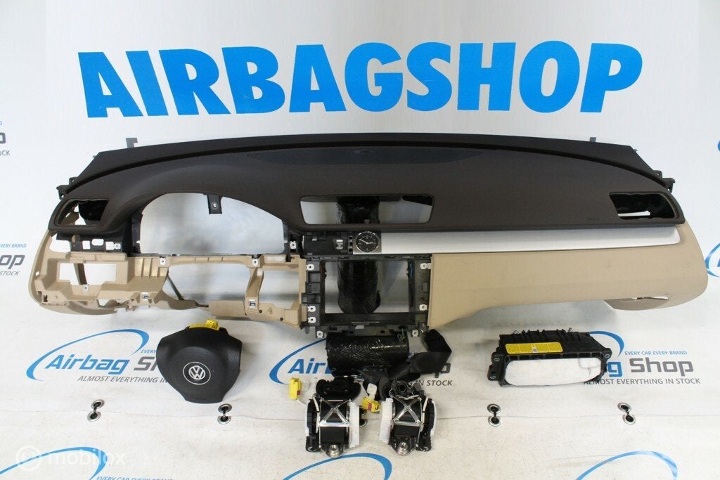 Airbag kit - Tableau de bord beige VW Passat B7, Enlèvement ou Envoi, Utilisé