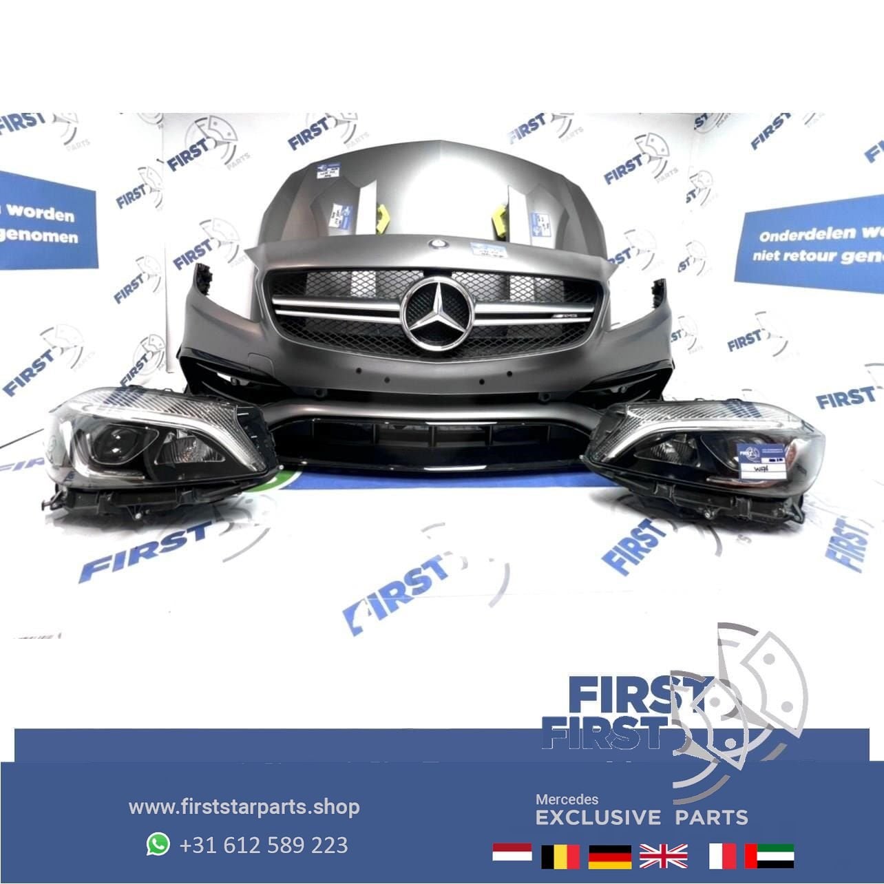 W176 FACELIFT A45 AMG VOORKOP MAGNO GRIJS PERFORMANCE PAKKET, Utilisé, -, Avant, -