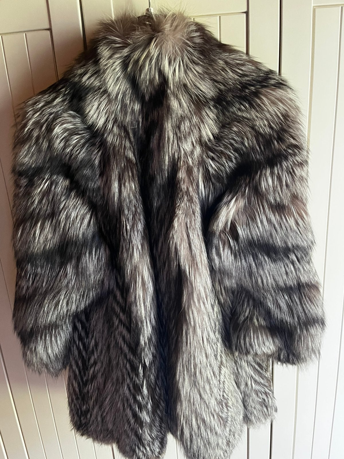 Echte bonjas., Kleding | Dames, Ophalen, Zo goed als nieuw, Maat 42/44 (L), Zilver