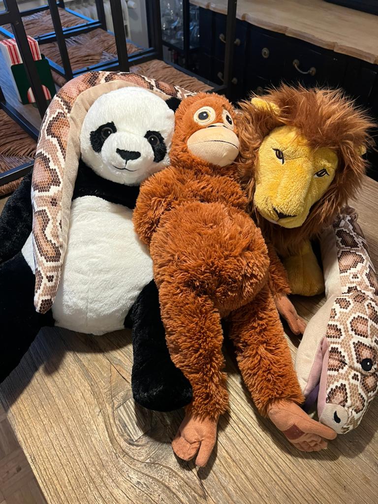 Lot peluches Ikea, Kinderen en Baby's, Speelgoed | Knuffels en Pluche, Ophalen, Zo goed als nieuw, IKEA