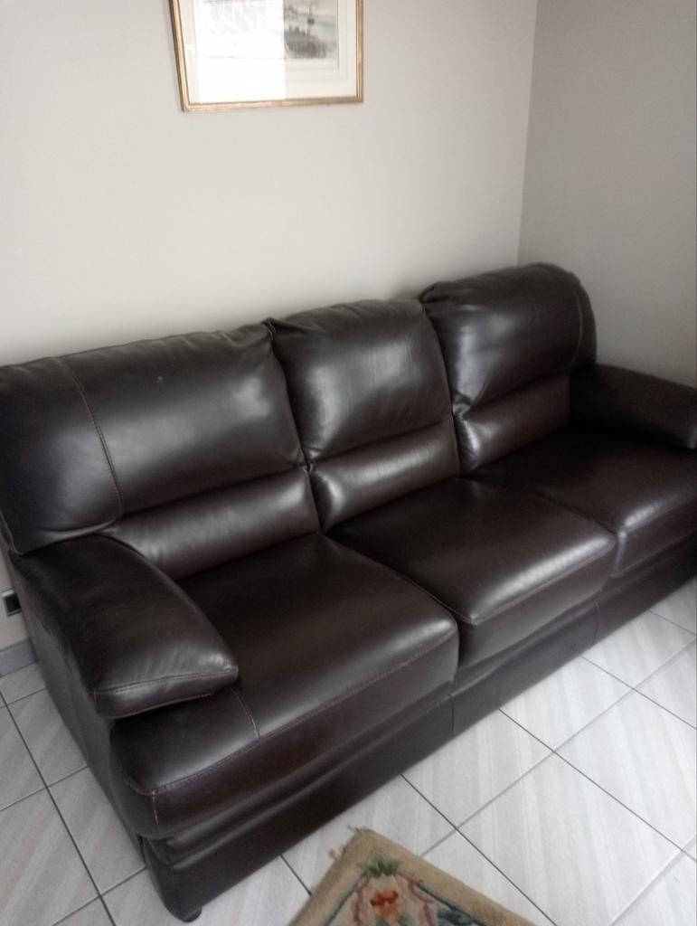 Fauteuil en cuir, Huis en Inrichting, Ophalen