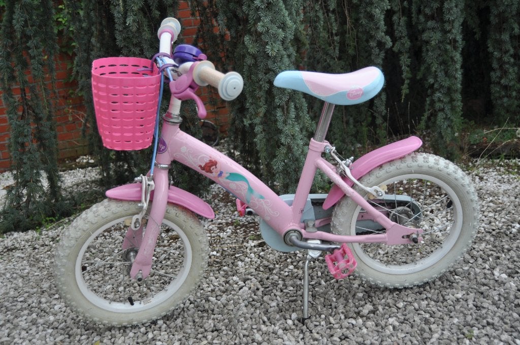 Kinderfietsje, Fietsen en Brommers, Ophalen, Zijwieltjes, Gebruikt, Velgrem