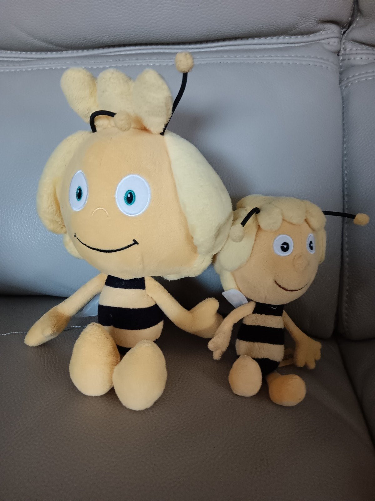 2 Maya de bij knuffels, Jaune, Enlèvement ou Envoi, Overige karakters, Autres marques