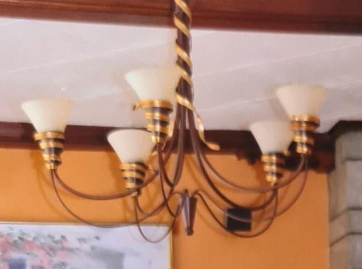 Kroonluchter hanglamp, Ophalen, Zo goed als nieuw
