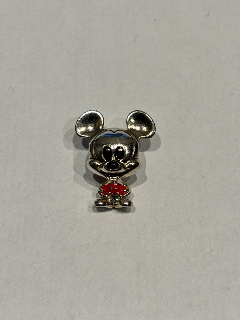 Pandora Nieuwe Disney bedel Mickey Mouse sterlingzilver, Pandora, Nieuw, Ophalen of Verzenden, 1 bedel
