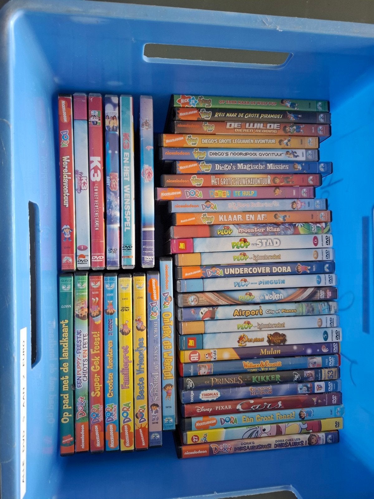 dvd kinderen, Ophalen