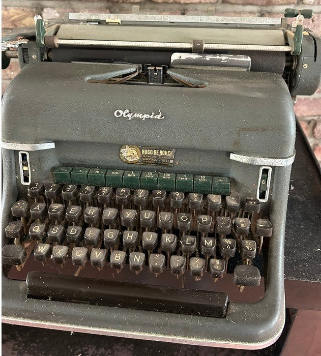 vintage Olympia SG1 typemachine, Enlèvement, Utilisé