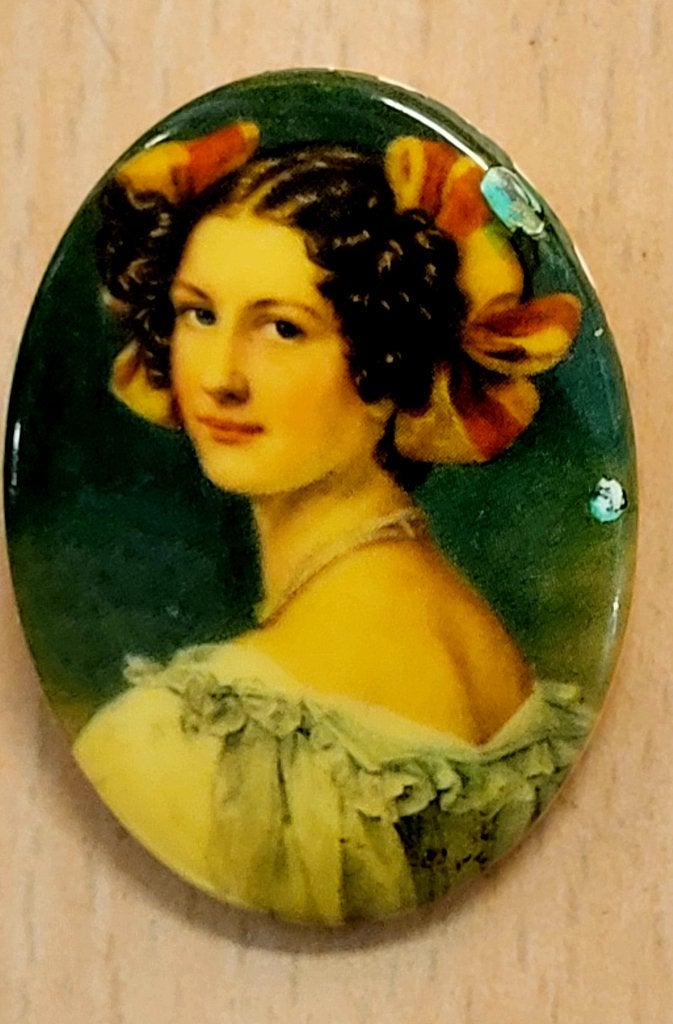Vintage broche, Ophalen, Gebruikt, Minder dan 4 cm