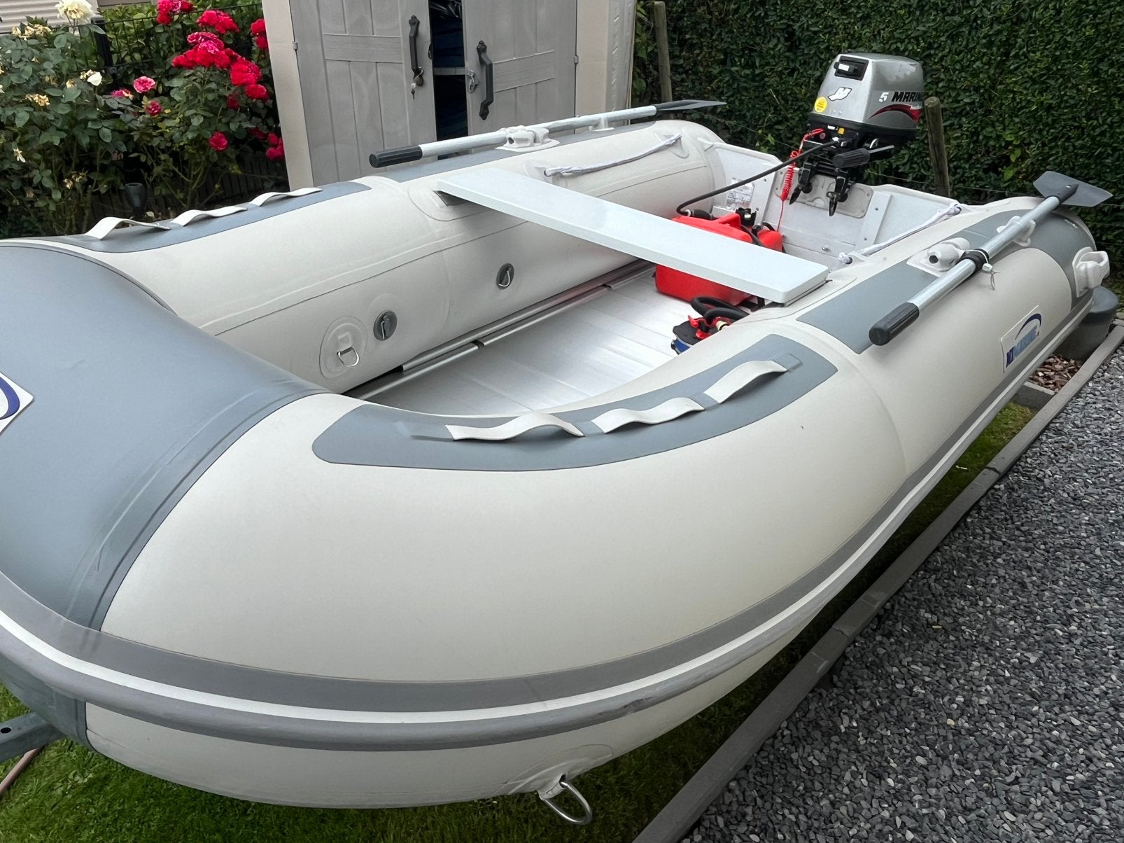 Nimarine 300 met 5pk viertakt, Watersport en Boten, Ophalen, Aluminium, Zo goed als nieuw, Nimarine