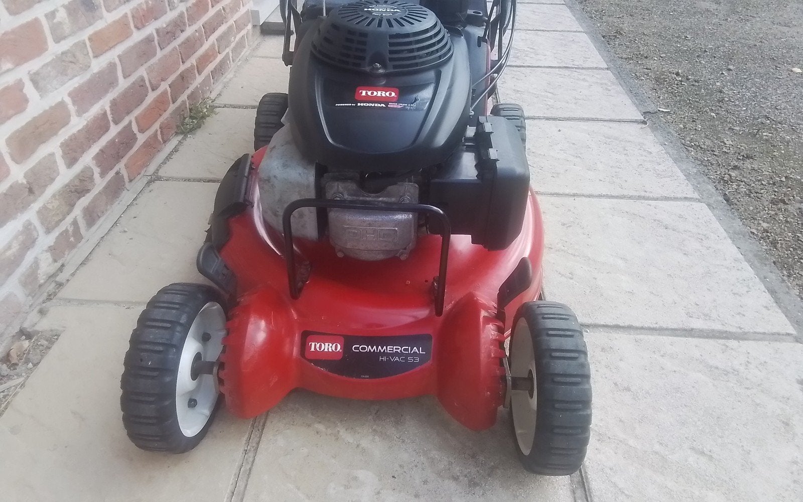 grasmaaier Toro te koop aangeboden., Ophalen, Cirkelmaaier, Honda., Zo goed als nieuw