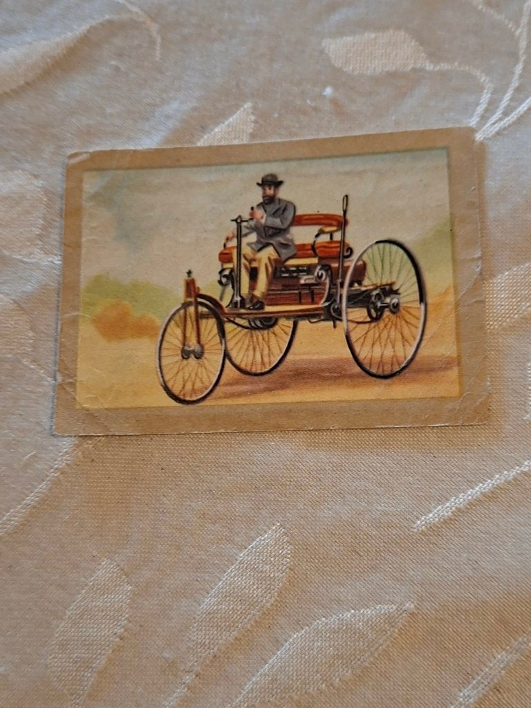 Prentje/Chromo : Benz. / Chocolade Jacques, Collections, Photos & Gravures, Utilisé, Gravure, Autres sujets/thèmes, Enlèvement ou Envoi