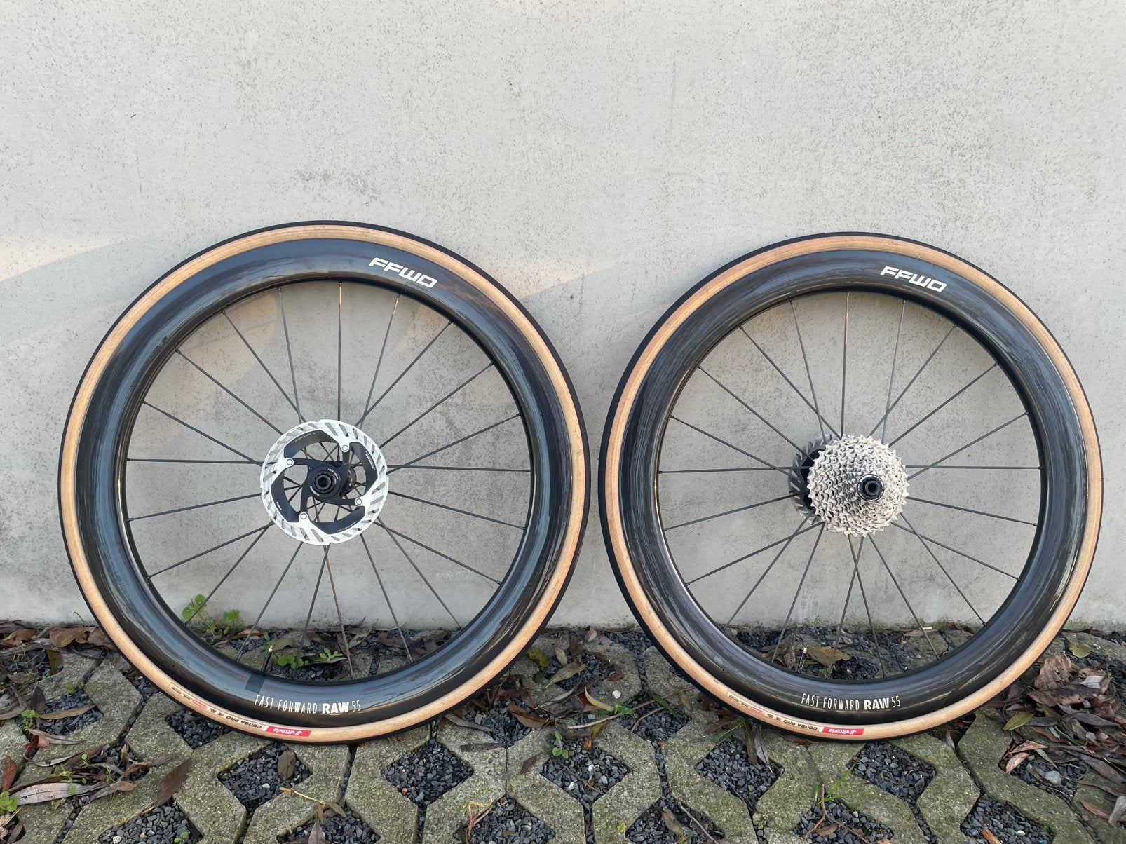 FFWD wheels raw 55, Fietsen en Brommers, Ophalen, Zo goed als nieuw, Carbon