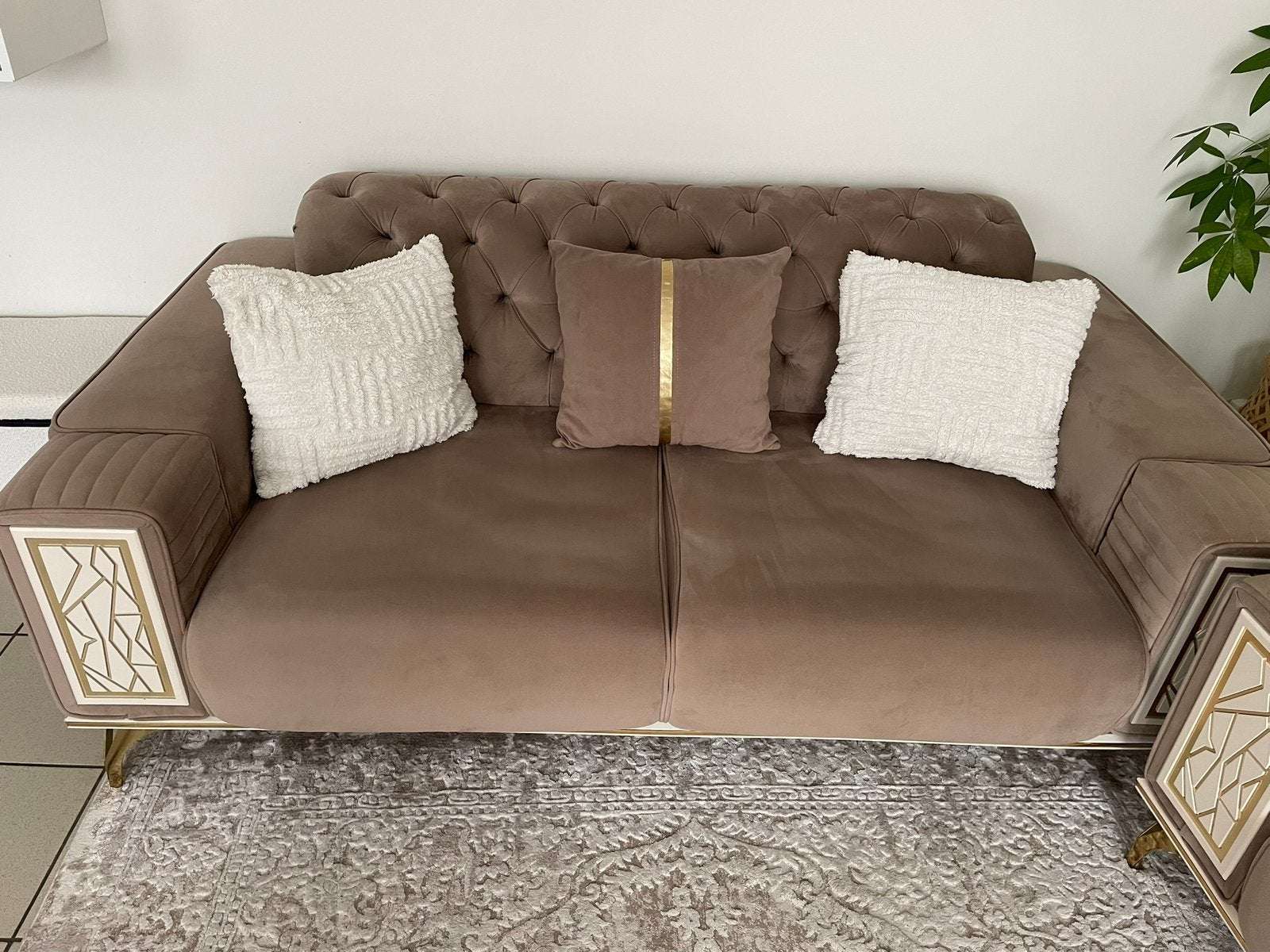 Salon complet, Maison & Meubles, Enlèvement, Utilisé