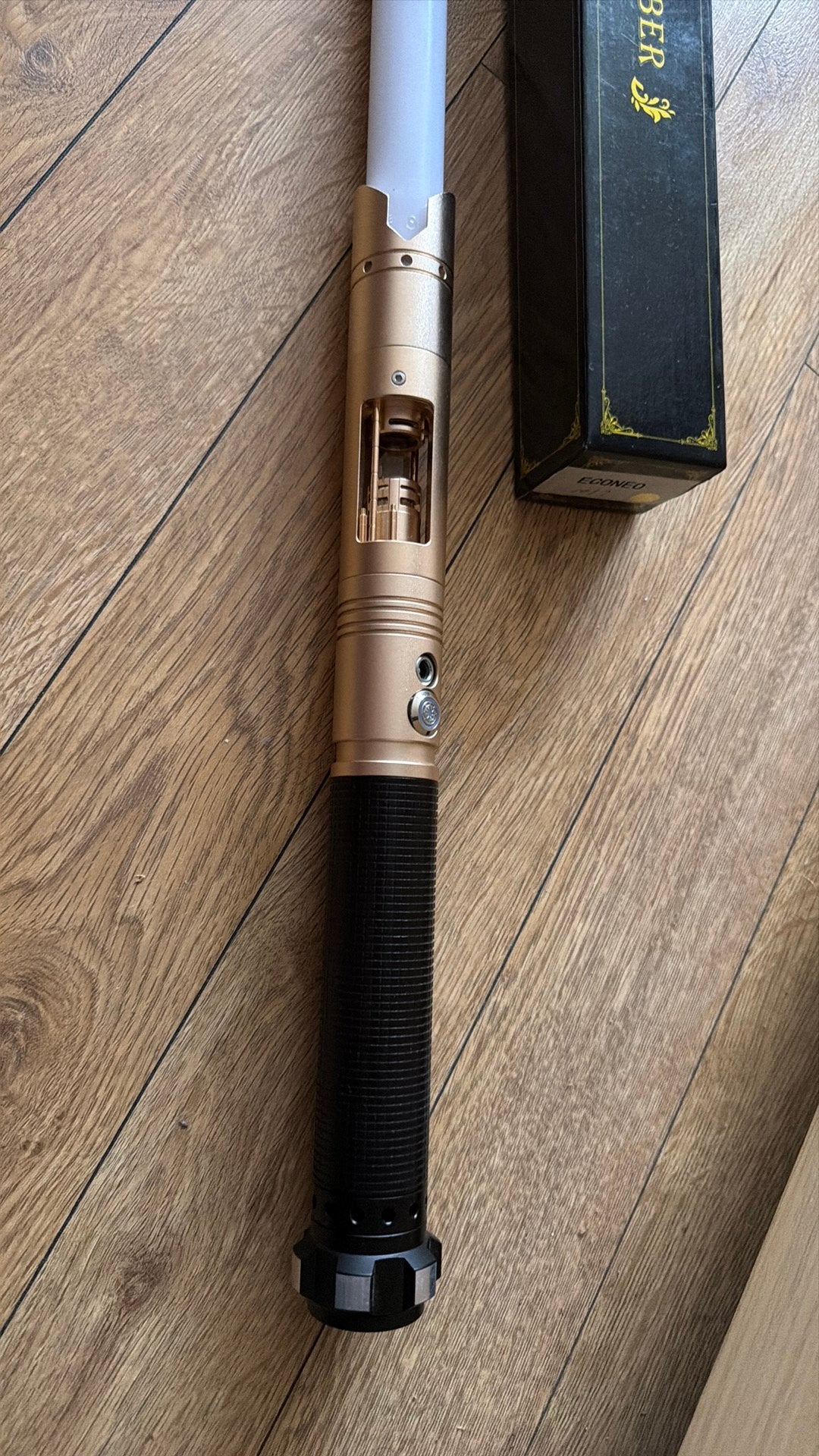 Custom light saber lightsaber star wars lichtzwaard , zwaard, Ophalen, Zo goed als nieuw