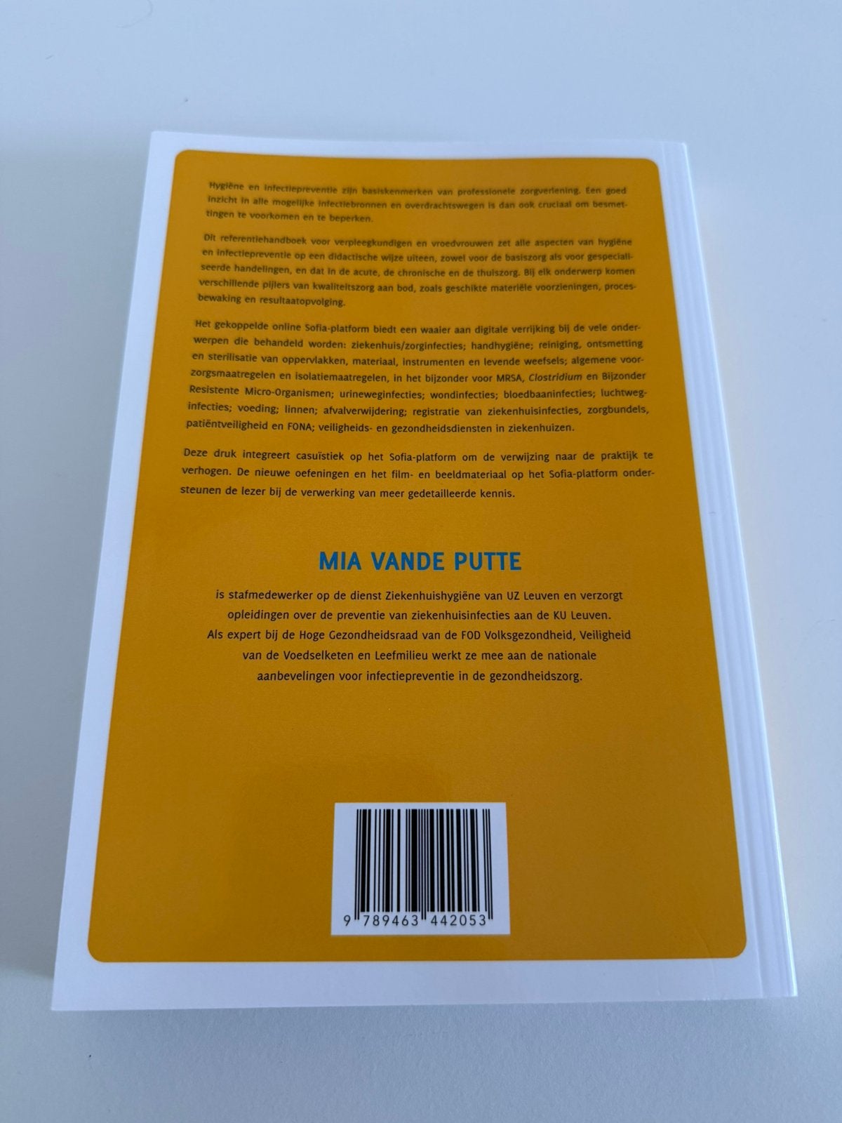 Van hygiëne tot infectiepreventie - Mia Vande Putte, Livres, Enlèvement ou Envoi, Neuf, Mia Vande Putte