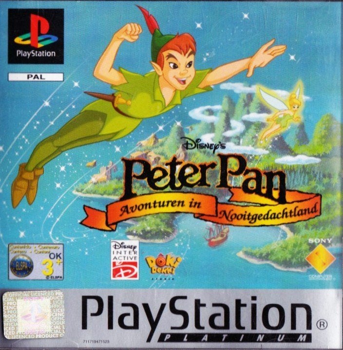 Disney's Peter Pan Avonturen in Nooitgedachtland Platinum, Games en Spelcomputers, Games | Sony PlayStation 1, Avontuur en Actie
