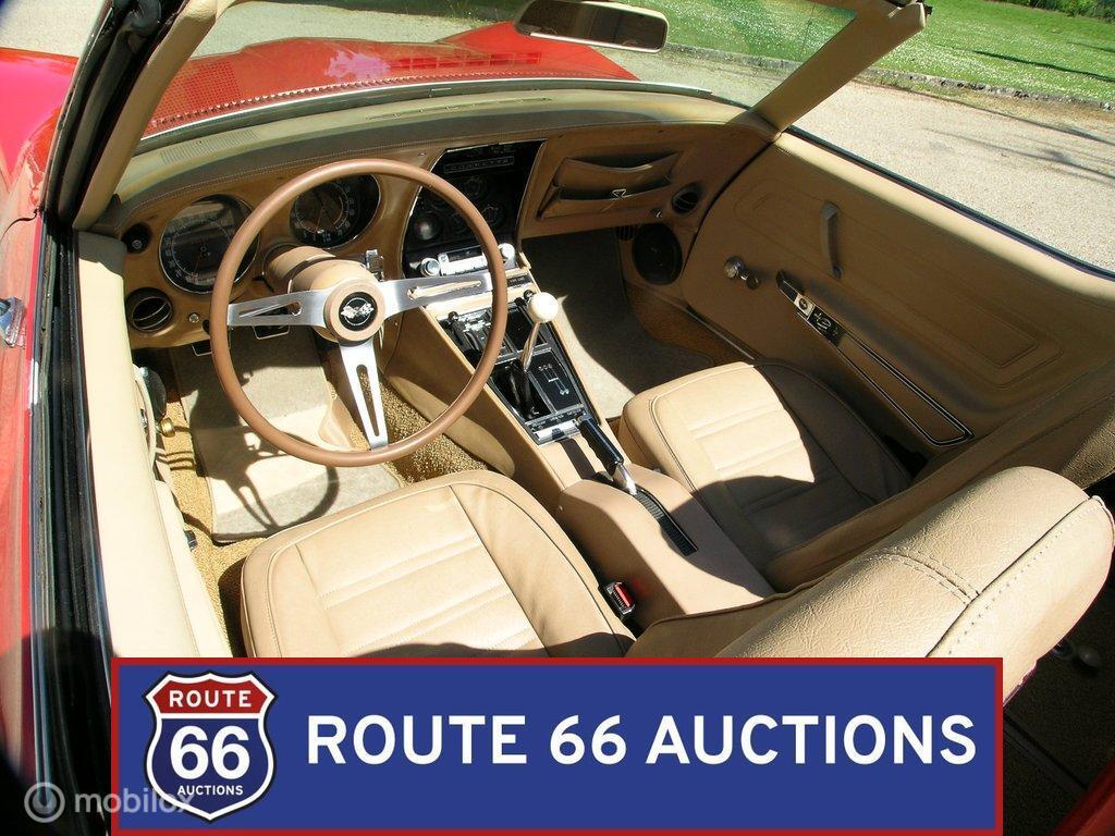 Chevrolet Corvette C3 | 1970 | Route 66 Auctions, Achat, Entreprise, Chevrolet, Boîte manuelle