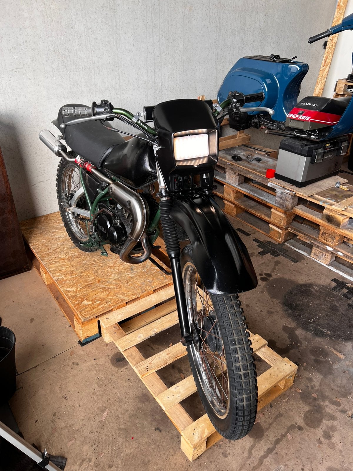 Yamaha dt50mx /bieden-ruilen, Fietsen en Brommers, Ophalen, Gebruikt, 49 cc, Klasse B (45 km/u)