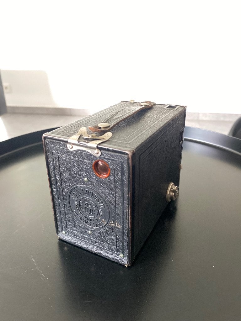 Kodak No.2 Brownie Model F – appareil photo ancien vintage, Audio, Tv en Foto, Ophalen, Gebruikt, Compact, Kodak