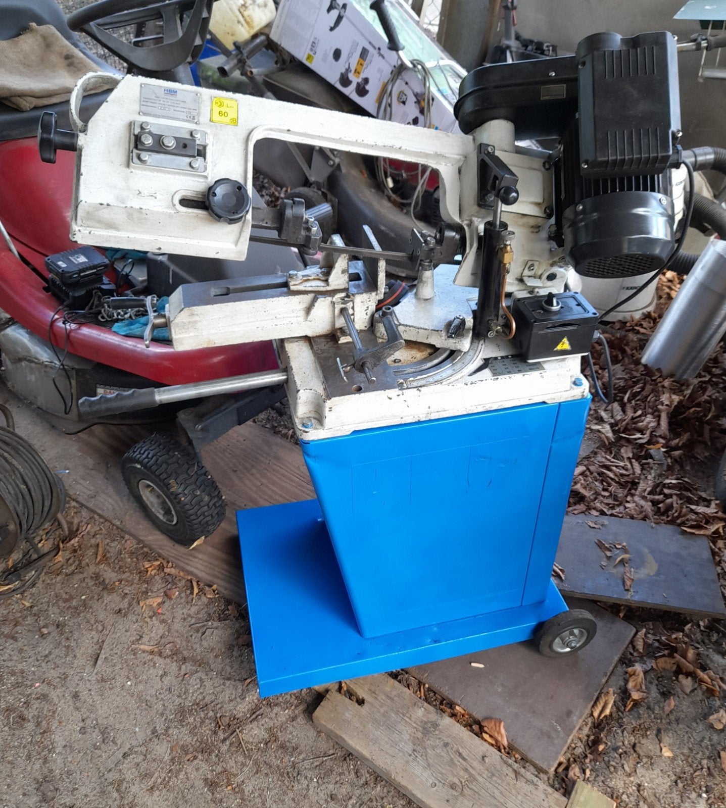 bandzaagmachine, Bricolage & Construction, Outillage | Scies mécaniques, Enlèvement, Utilisé, Autres types, H.B.M.
