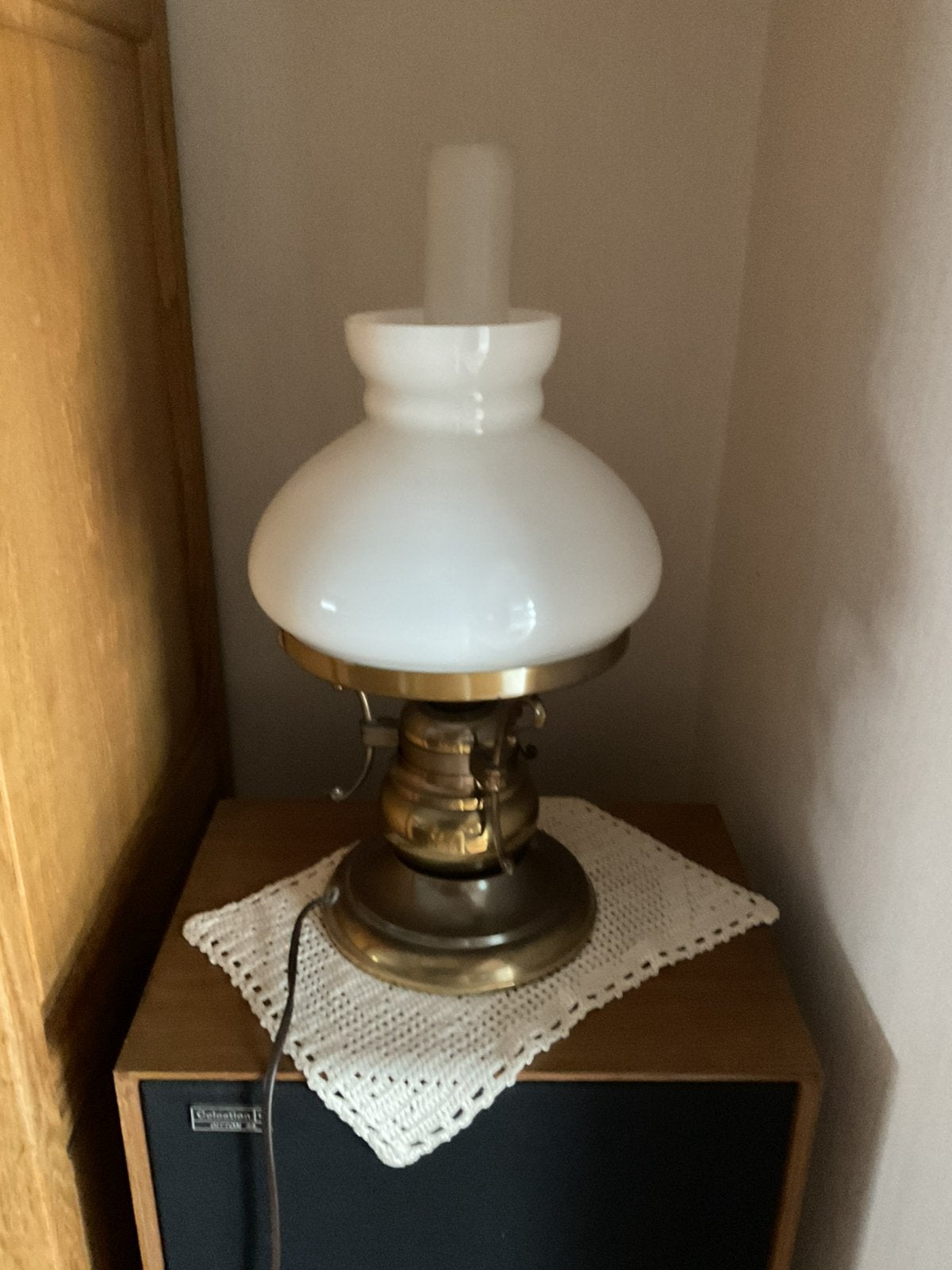 Petroleumlamp, Ophalen