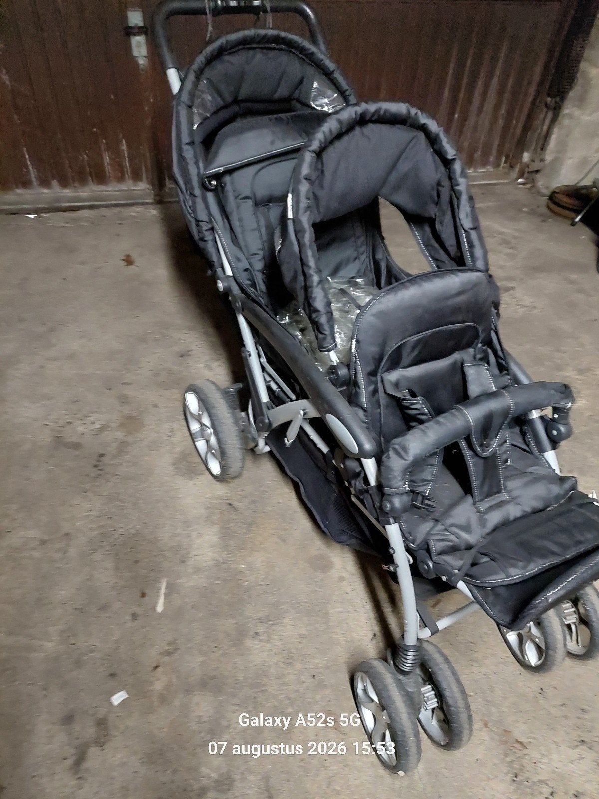 Tweeling Kinderwagen + twee  anderen stukken, Kinderen en Baby's, Ophalen, Gebruikt