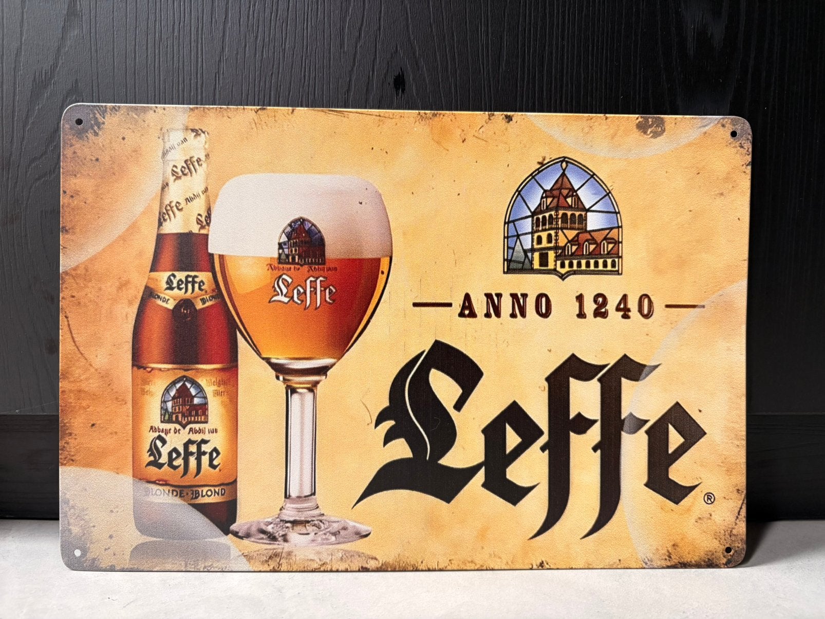 Reclamebord Leffe Blond, Collections, Marques de bière, Enlèvement ou Envoi, Neuf, Leffe
