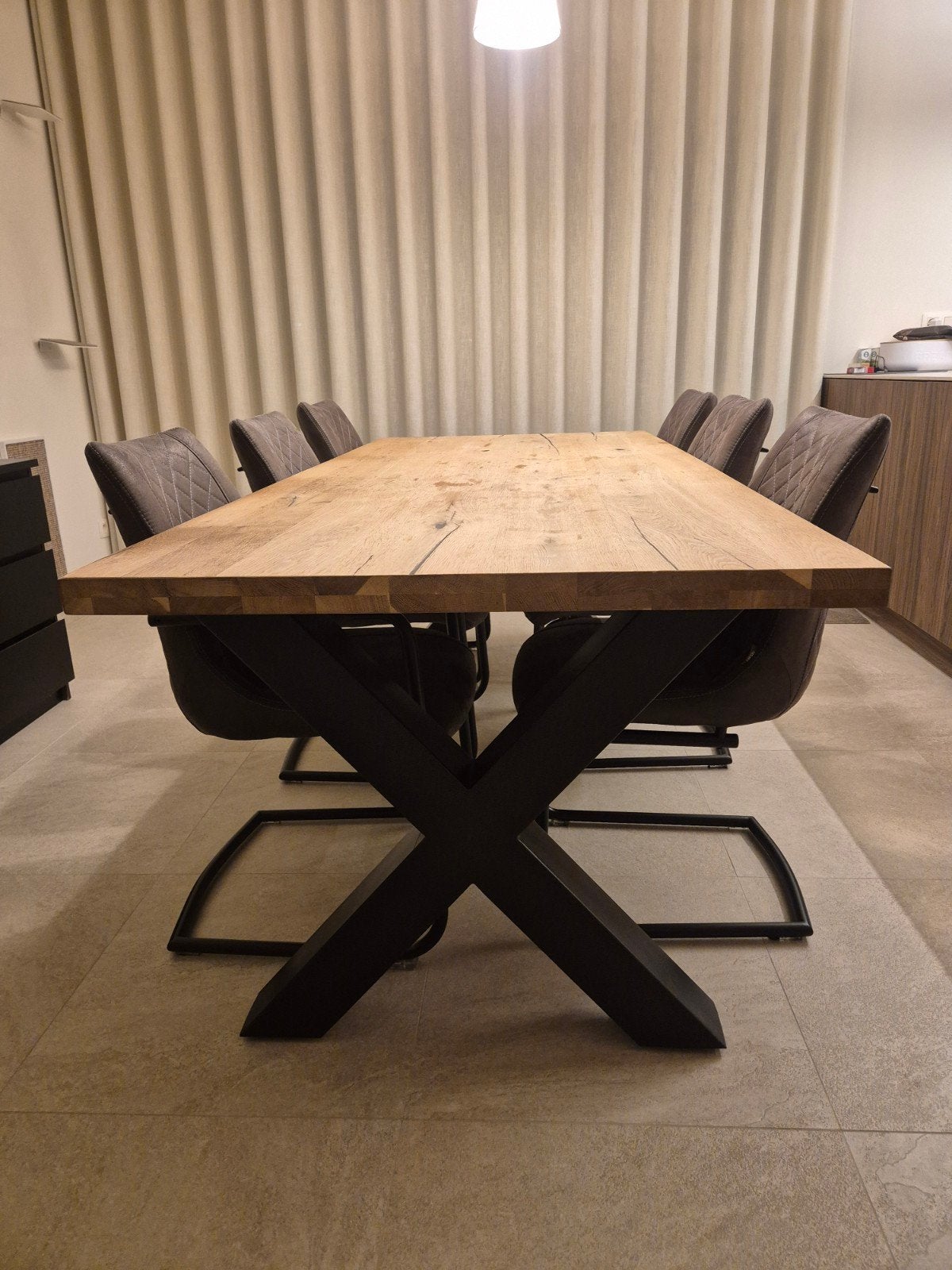Henders & Hazel Eettafel, Ophalen, Gebruikt, 100 tot 150 cm, Eikenhout