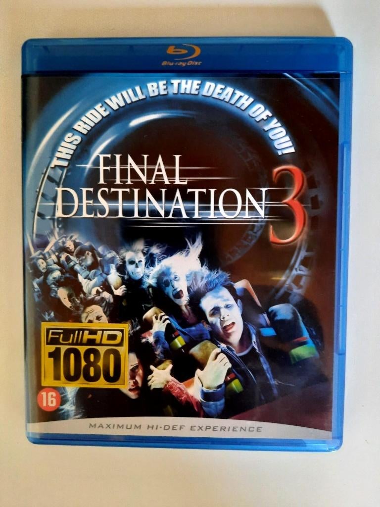 Final Destination 3 (Blu Ray), Cd's en Dvd's, Ophalen, Zo goed als nieuw, Overige genres