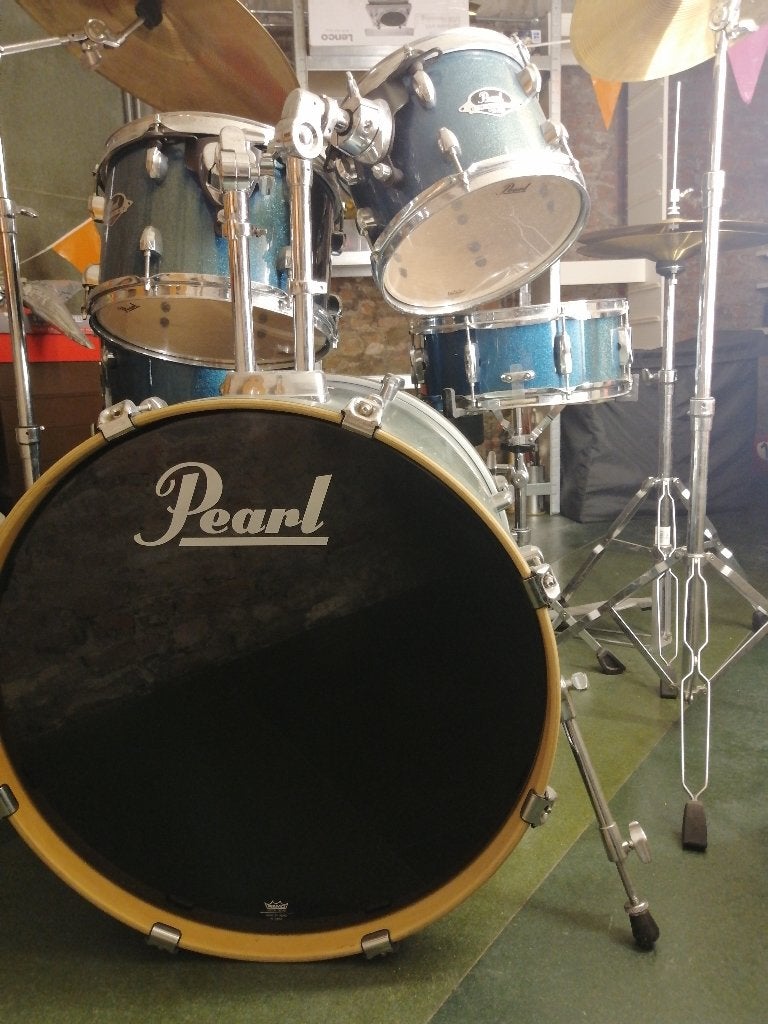 Pearl Drumstel - zo goed als nieuw, Musique & Instruments, Batteries & Percussions, Enlèvement, Comme neuf, Pearl