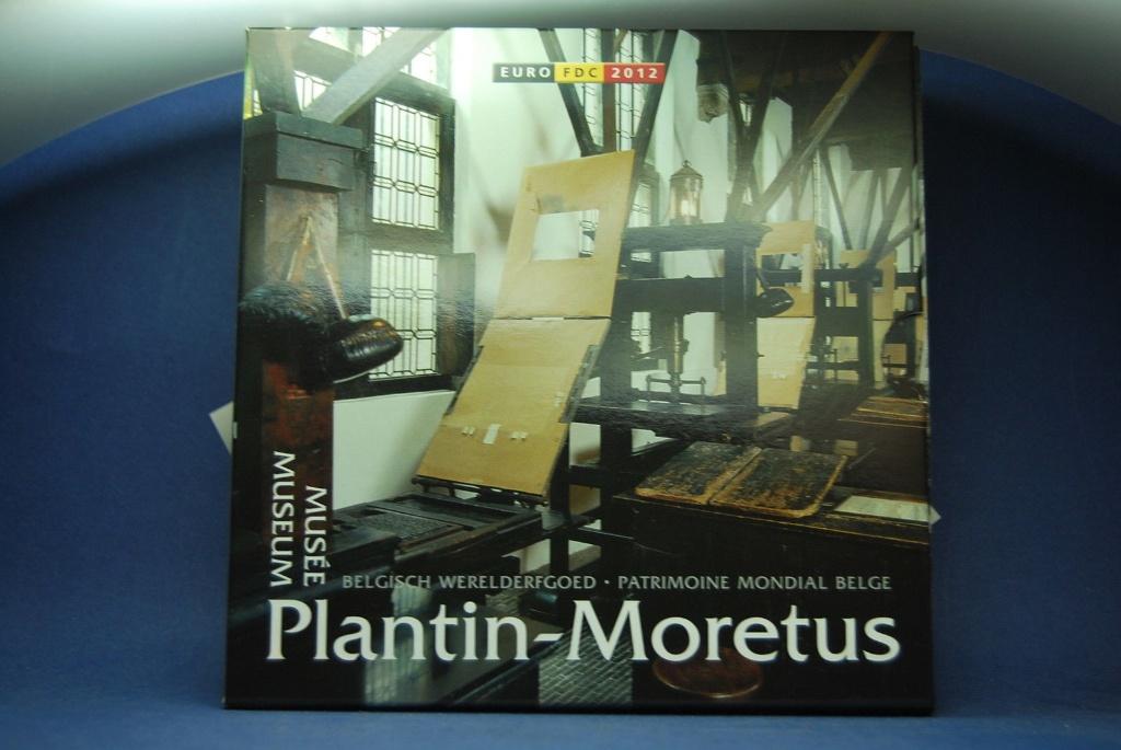 Belgique : Coffret nnuel de l'euro 2012 - Moretus (8 pièces), Timbres & Monnaies, Monnaies | Belgique, Envoi, Série