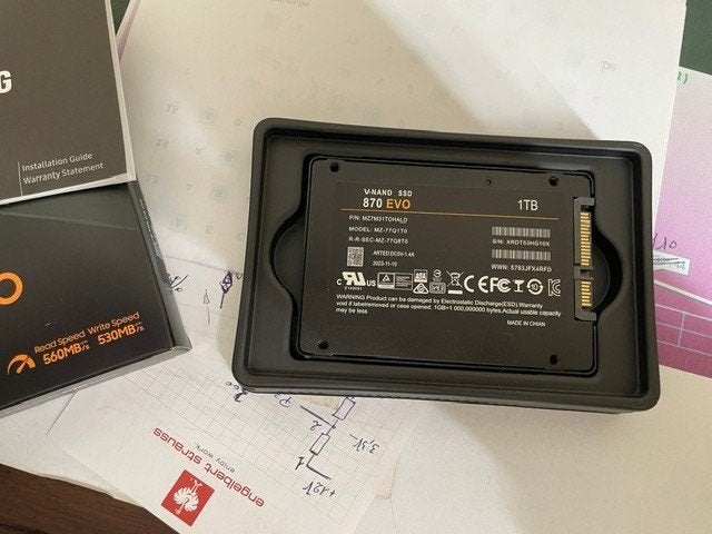 SSD 1T en diverse HDD, Computers en Software, Harde schijven, Ophalen, Intern, Gebruikt, Laptop