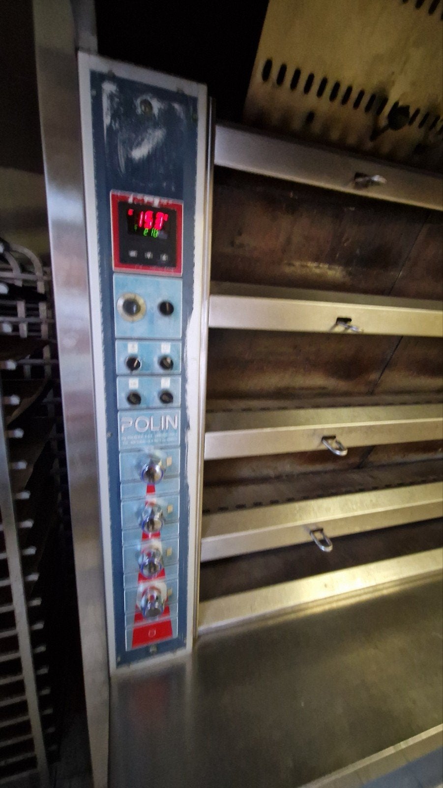 2 Four à sol POLIN. Chambre de pousse, tapis d'enfournement., Ophalen, Oven