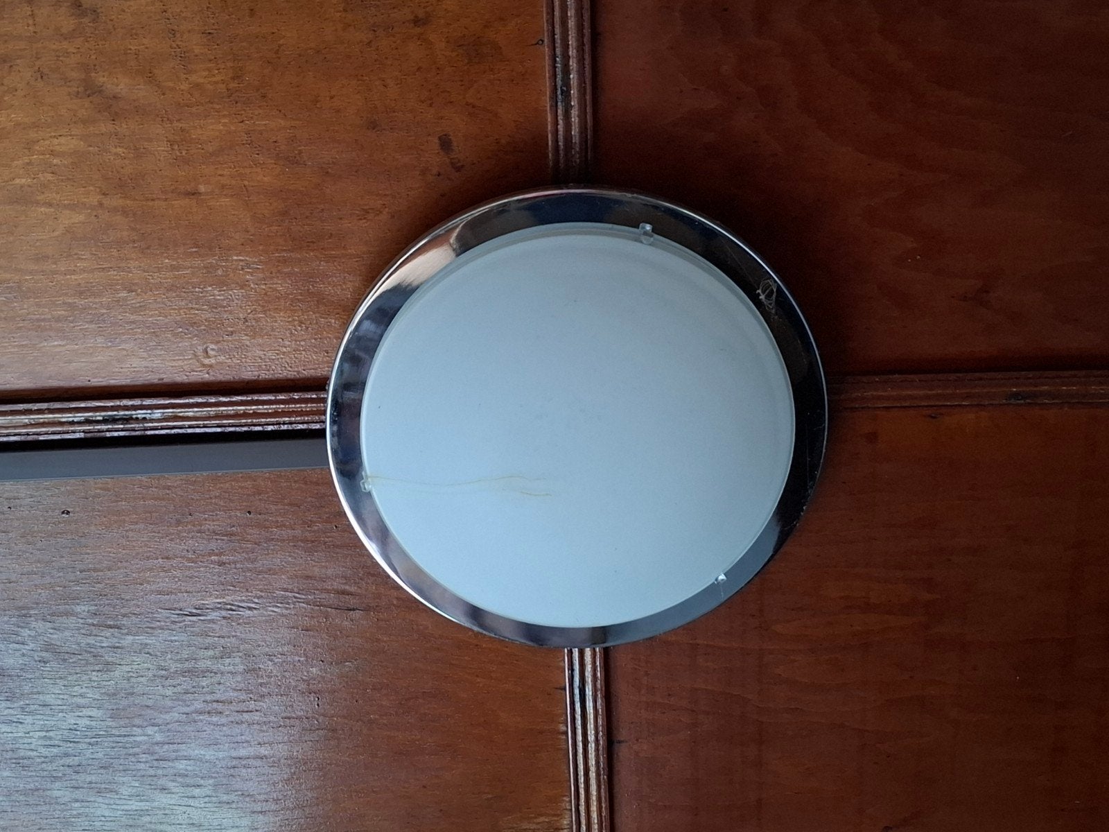 2 plafondlamp ong.25cm diameter, Zilver, Gebruikt, Overige stijlen, 25 cm