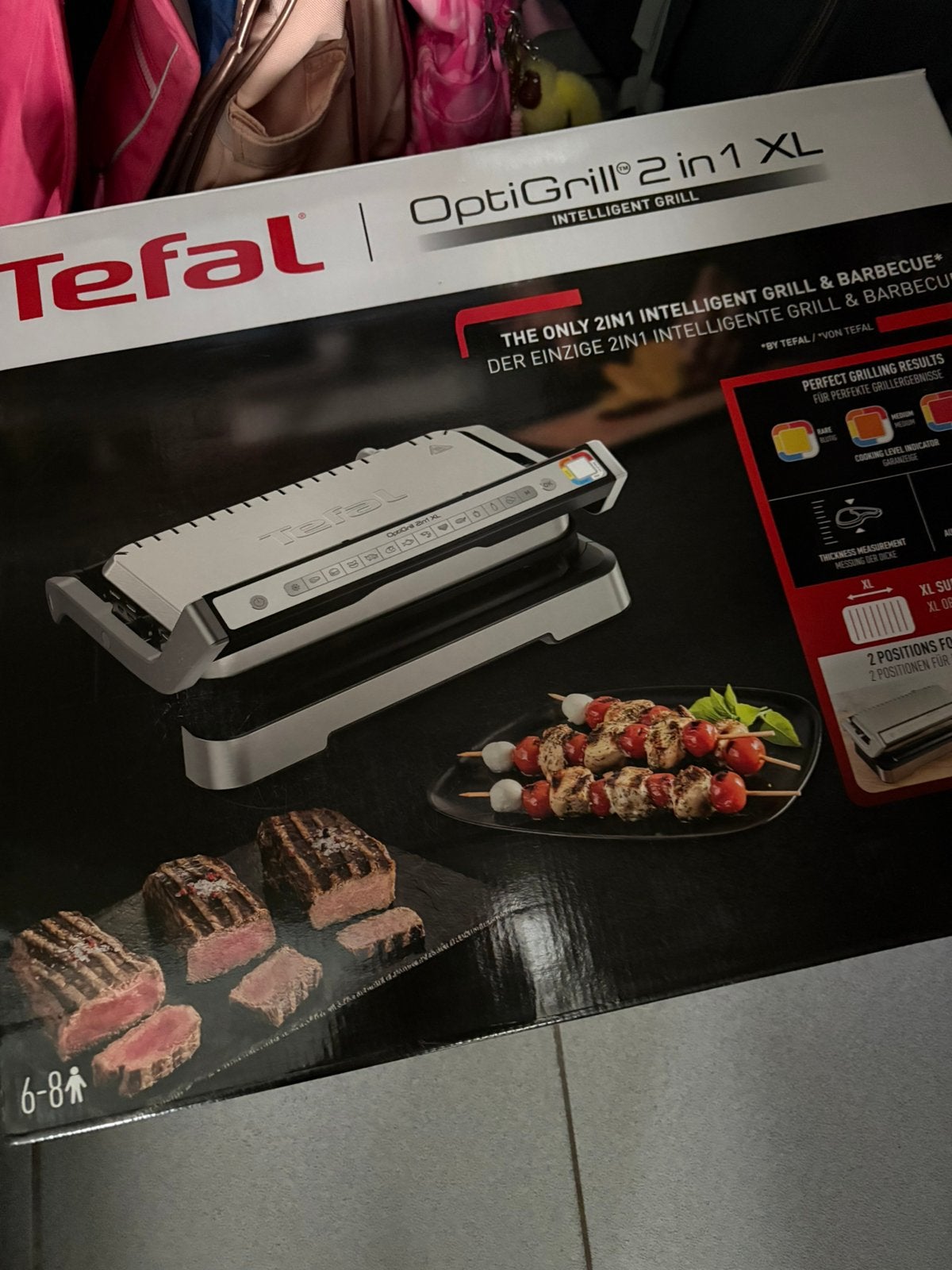 Tefal grill xxl, Ophalen, Uitneembare platen, Nieuw