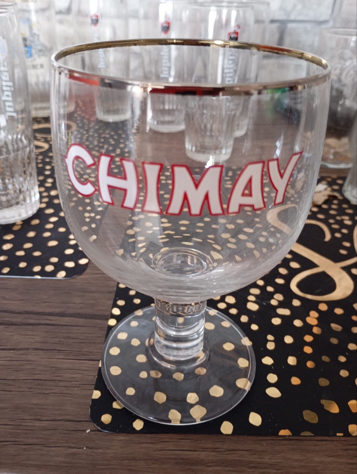 verres Chimay, Collections, Enlèvement