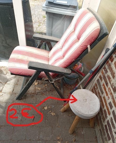 GRATIS zetel, Ophalen, Gebruikt
