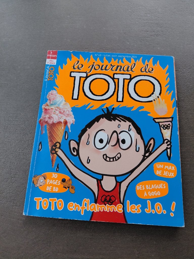 Le journal de Toto, Enlèvement ou Envoi, Utilisé, Non-fiction, 5 ou 6 ans