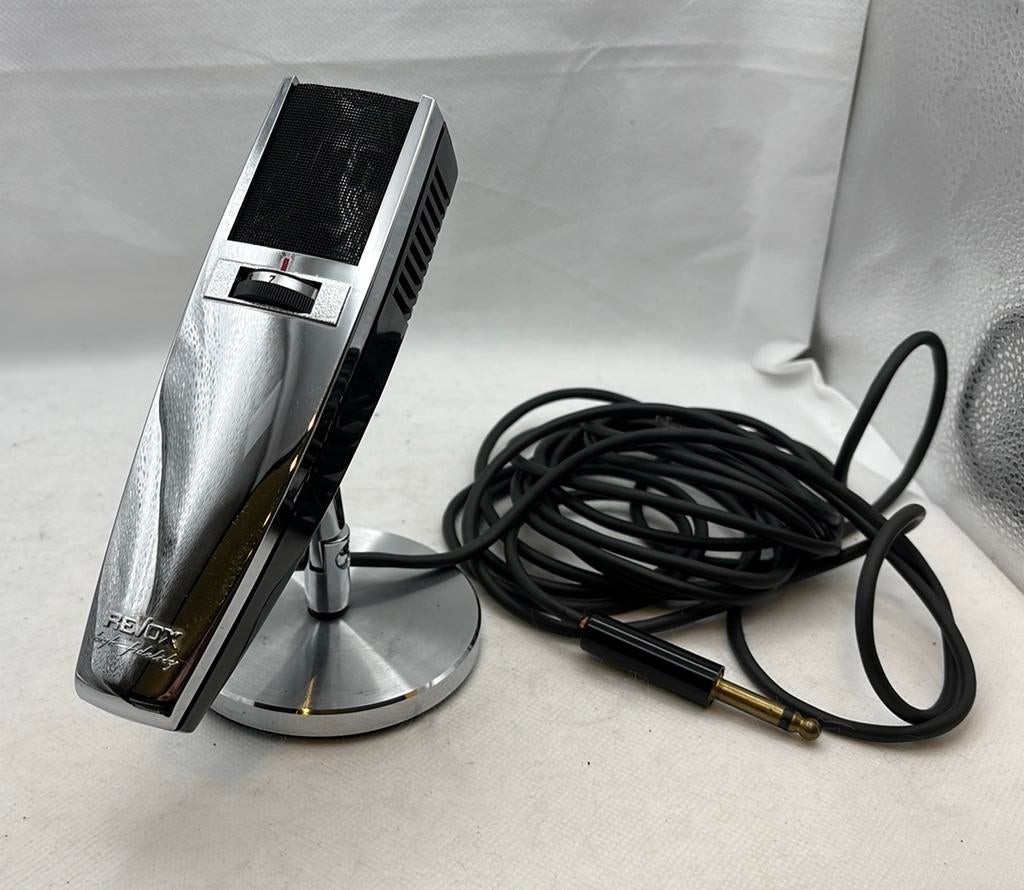 Vintage Revox 1960s Microphone with Stand, Enlèvement ou Envoi, Utilisé