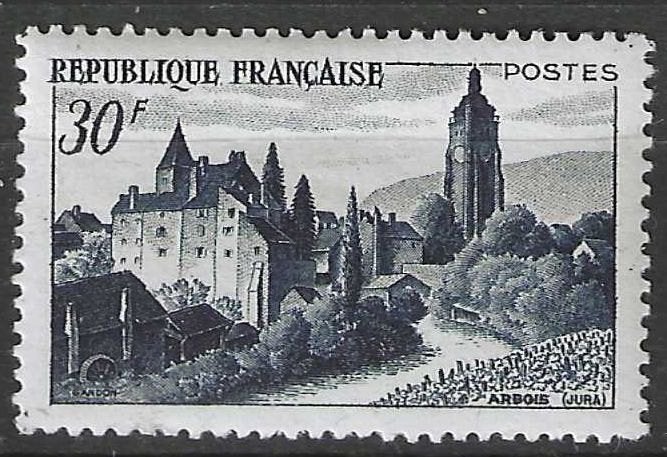 France 1951 - Yvert 905 - Château de Bontemps à Arbois (PF), Envoi, Non oblitéré