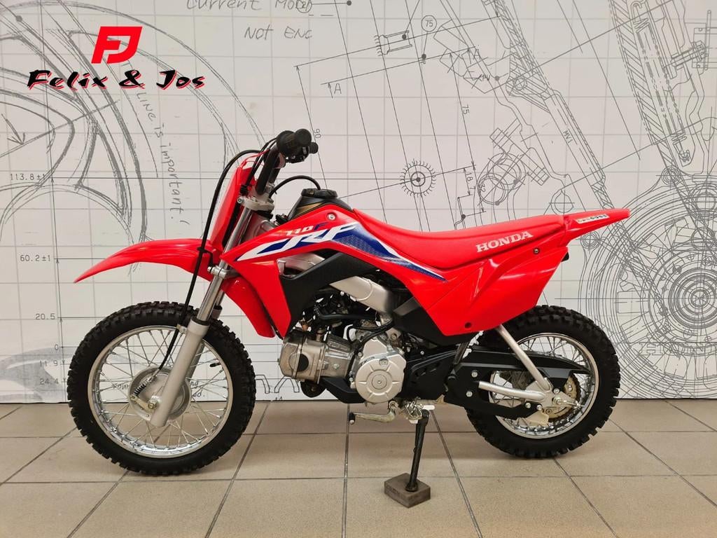 Honda CRF 110 (bj 2023), Motoren, Bedrijf, Crossmotor, 11 kW of minder, 110 cc