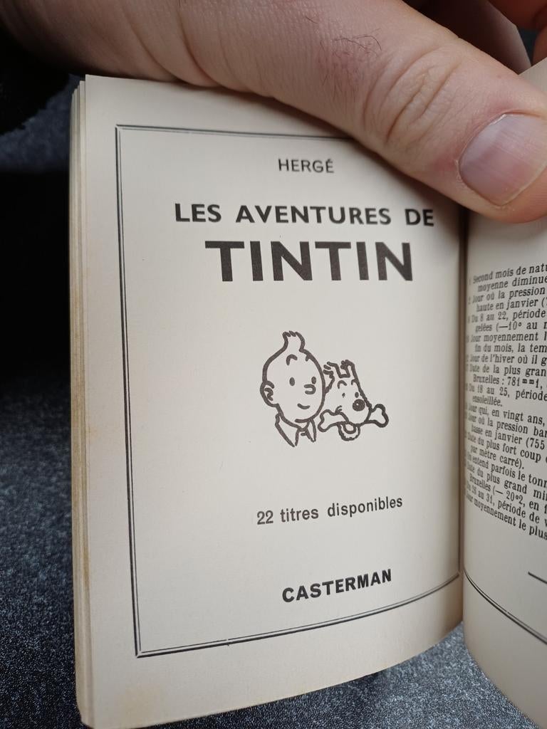 Herge tintin almanach liege 84, Enlèvement ou Envoi